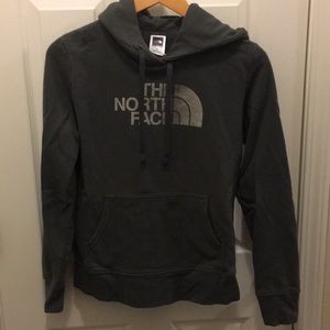 Gray logo The North Face Women’s Hoodie (Size S)